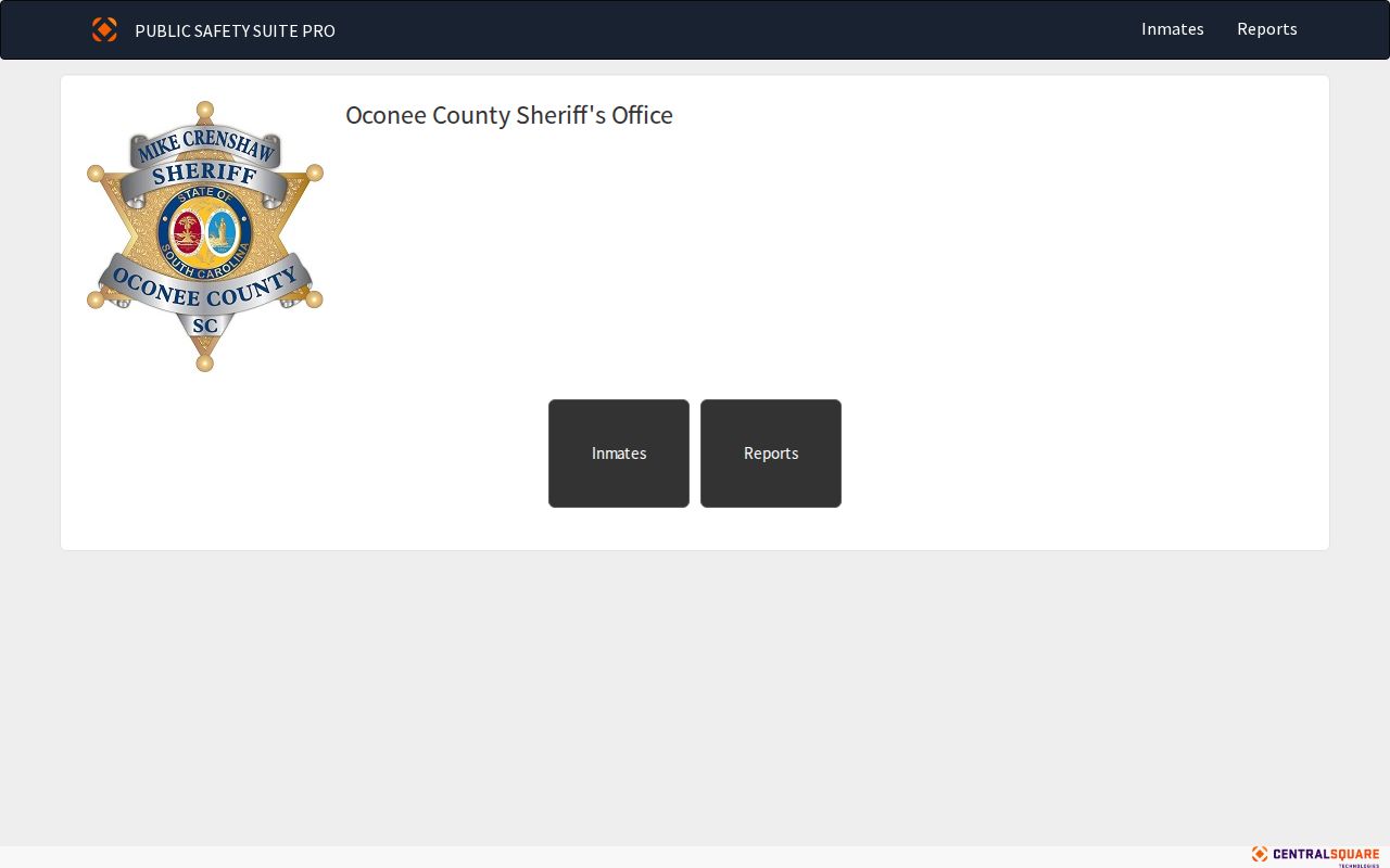 Oconee County current OCDC roster search with public mugshot field