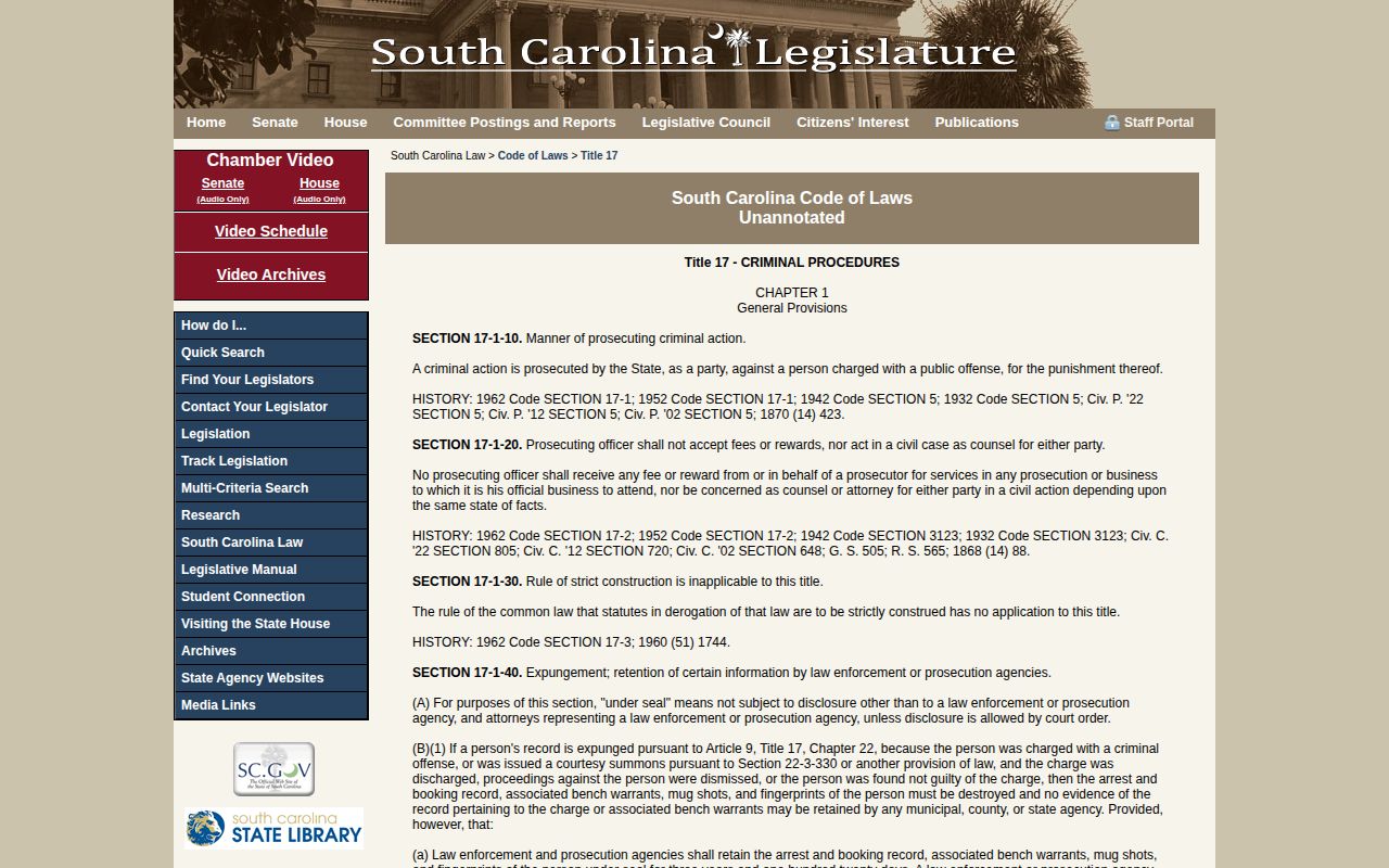 South Carolina booking record law for Oconee County mugshot correction requests